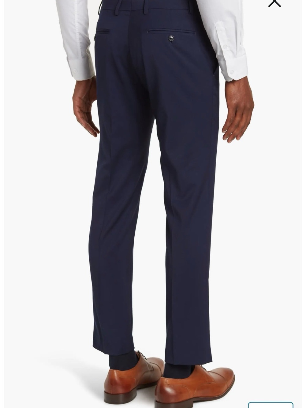 Tommy Hilfiger Ryland Peer Blue Tailored Dress Pants